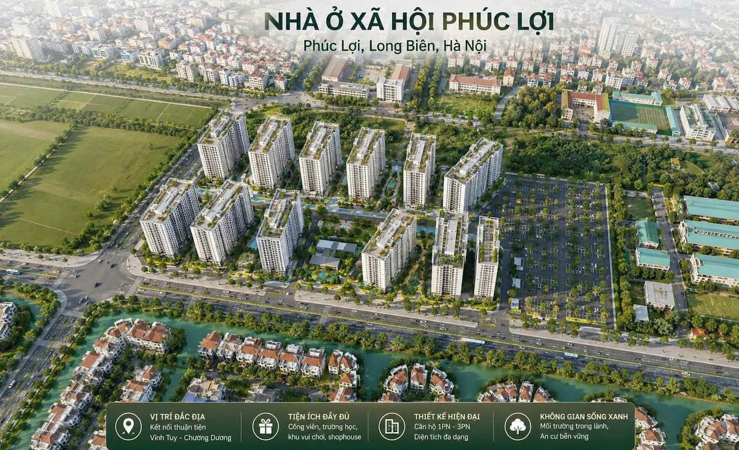 tổng quan dự án nhà ở xã hội, khu chưng cư him lam phúc lợi