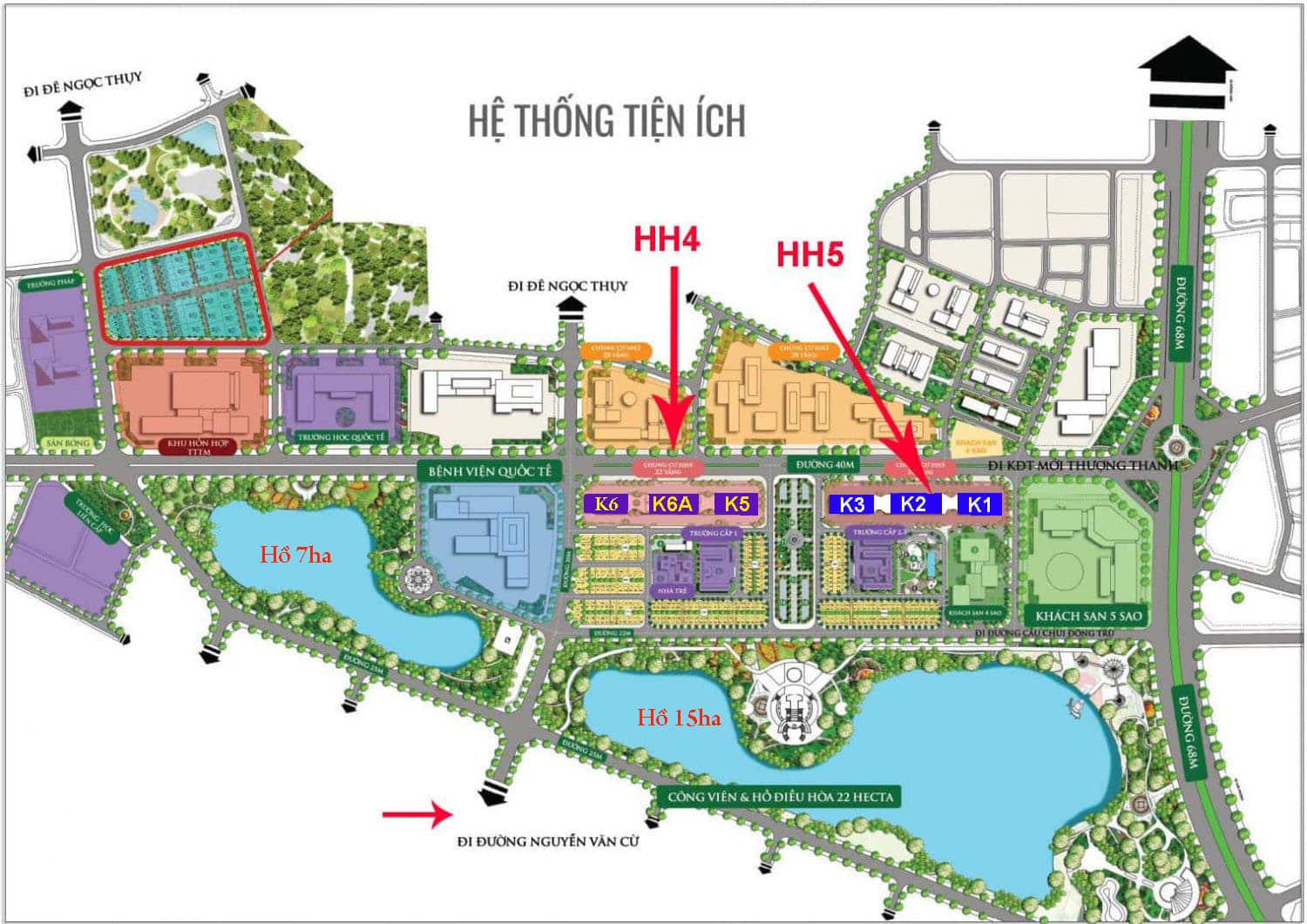 vị trí chung cư khai sơn city long biên