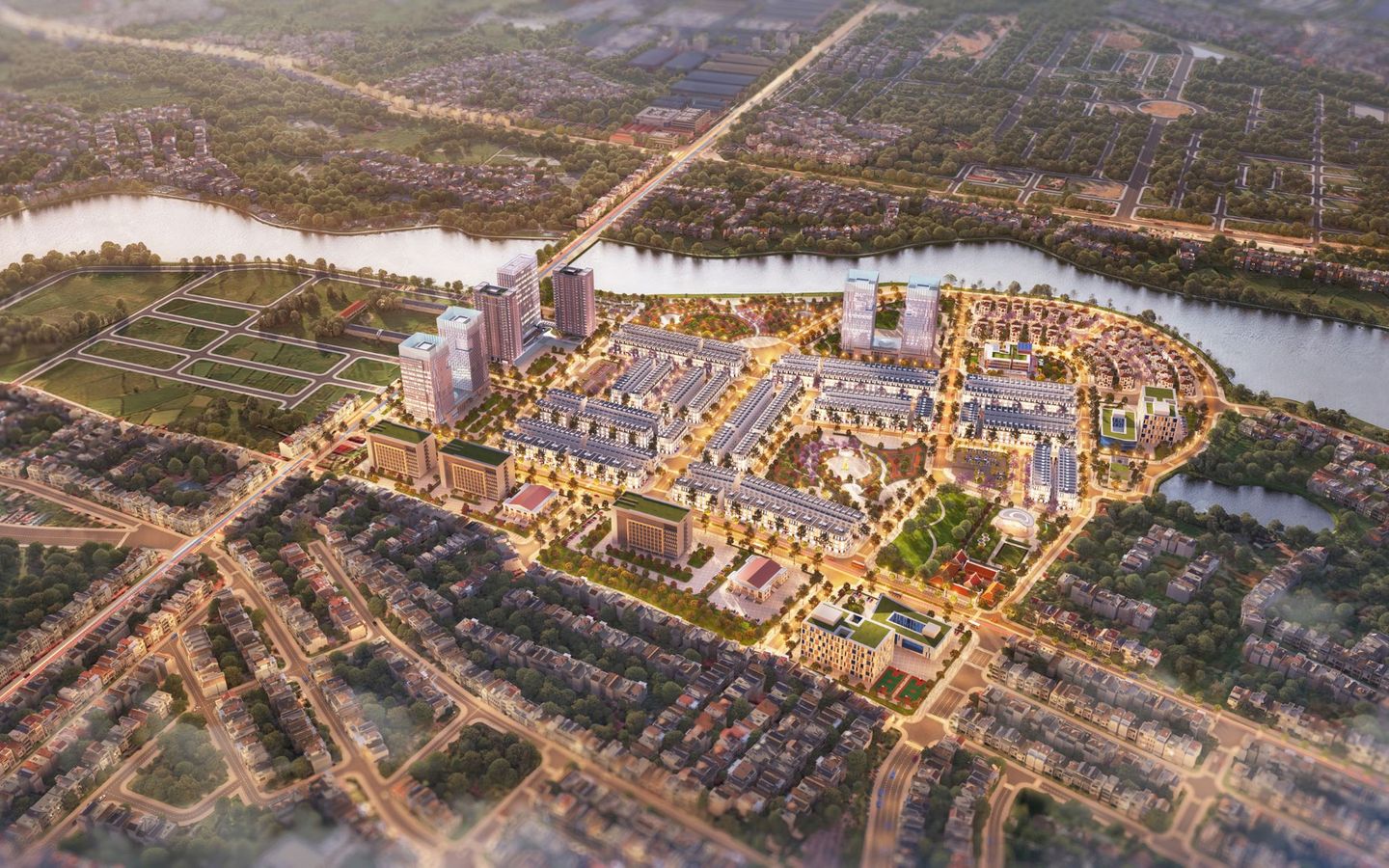 quy mô Dự án Việt Yên Riverside
