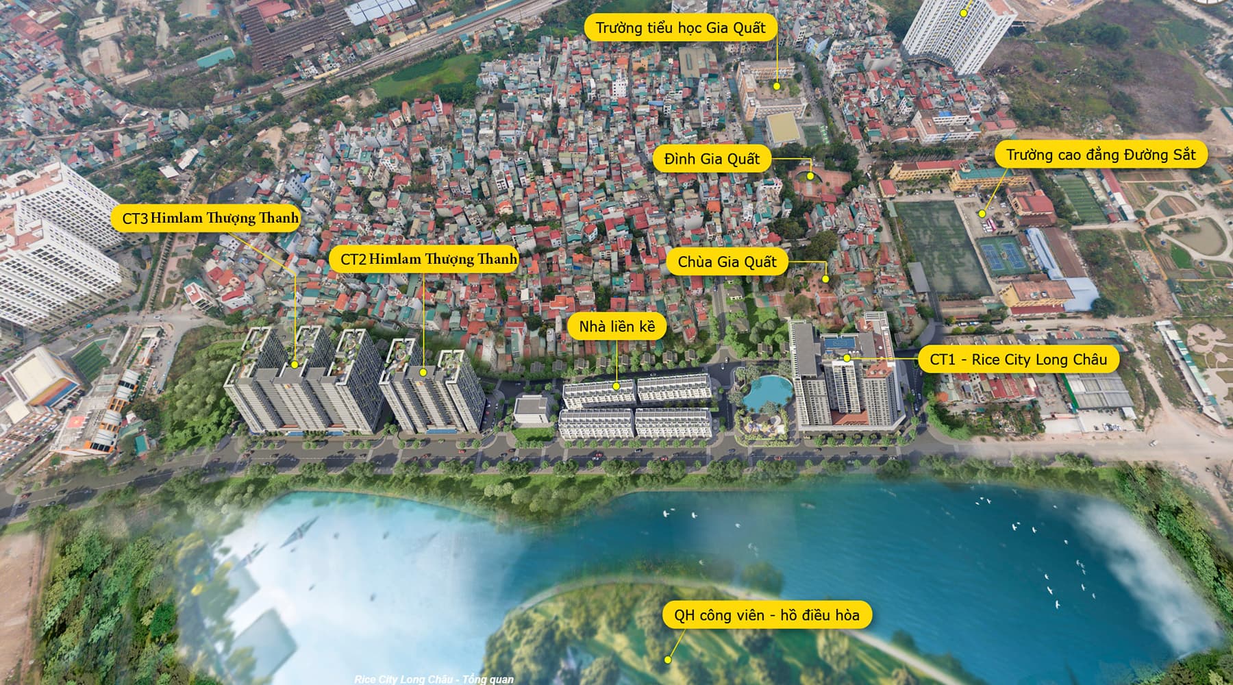 vị trí dự án chung cư Rice City Long Châu