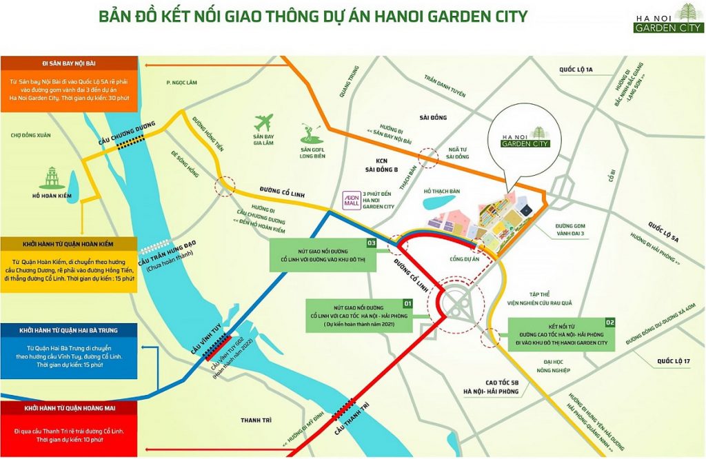 vị trí dự án biệt thự liền kề Arden Park Thạch Bàn