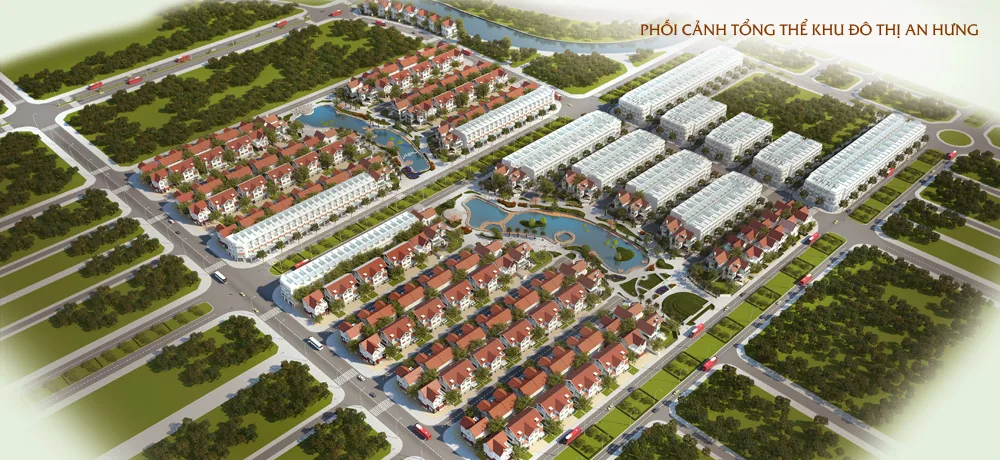 Phối cảnh khu đô thị mới An Hưng