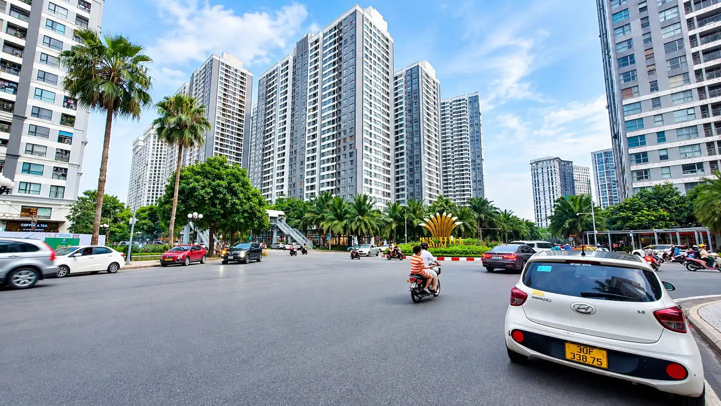Cảnh quan Vinhomes Times City