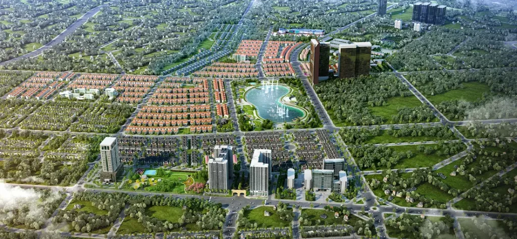 Phối cảnh khu đô thị Dương Nội Hà Đông