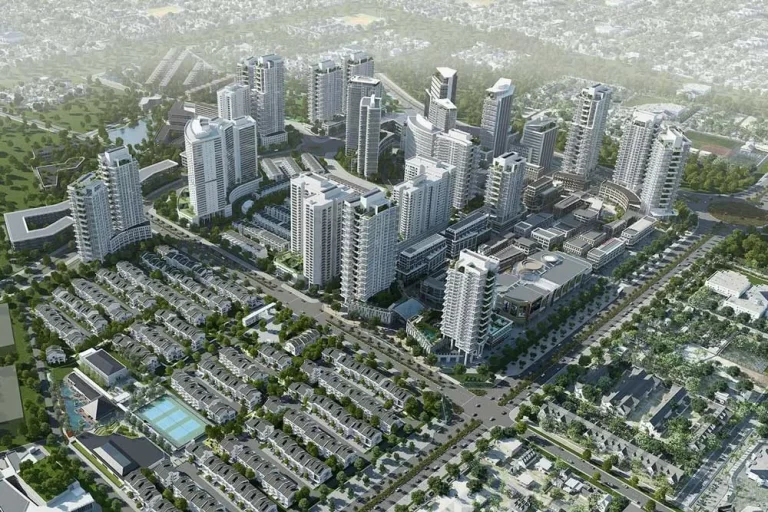 Phối cảnh khu đô thị Park City Hà Nội