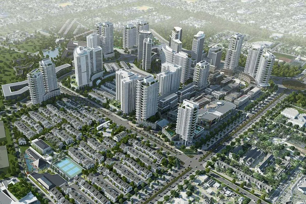 Phối cảnh khu đô thị Park City Hà Nội