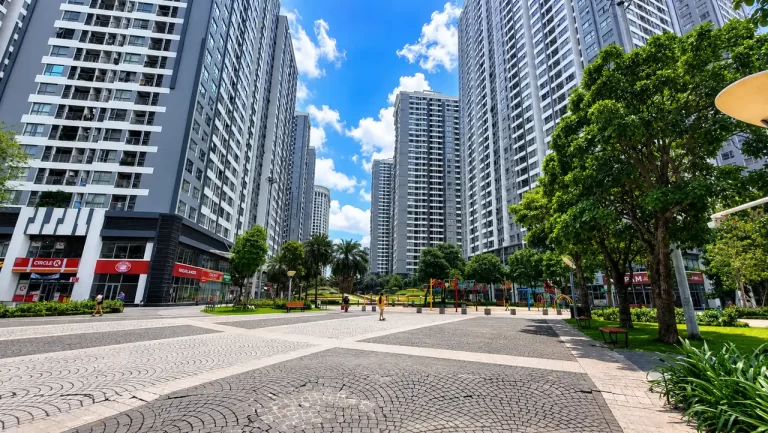 tiện ích cảnh quan Vinhomes Times City