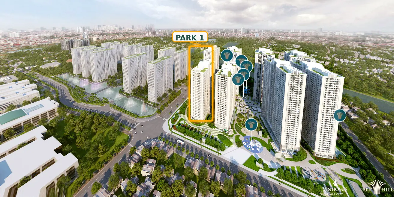 Tổng Quan Park 1 Vinhomes Times City